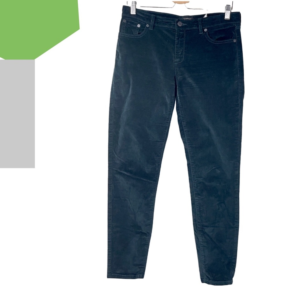 Banana Republic Velvet Pants Dark Green